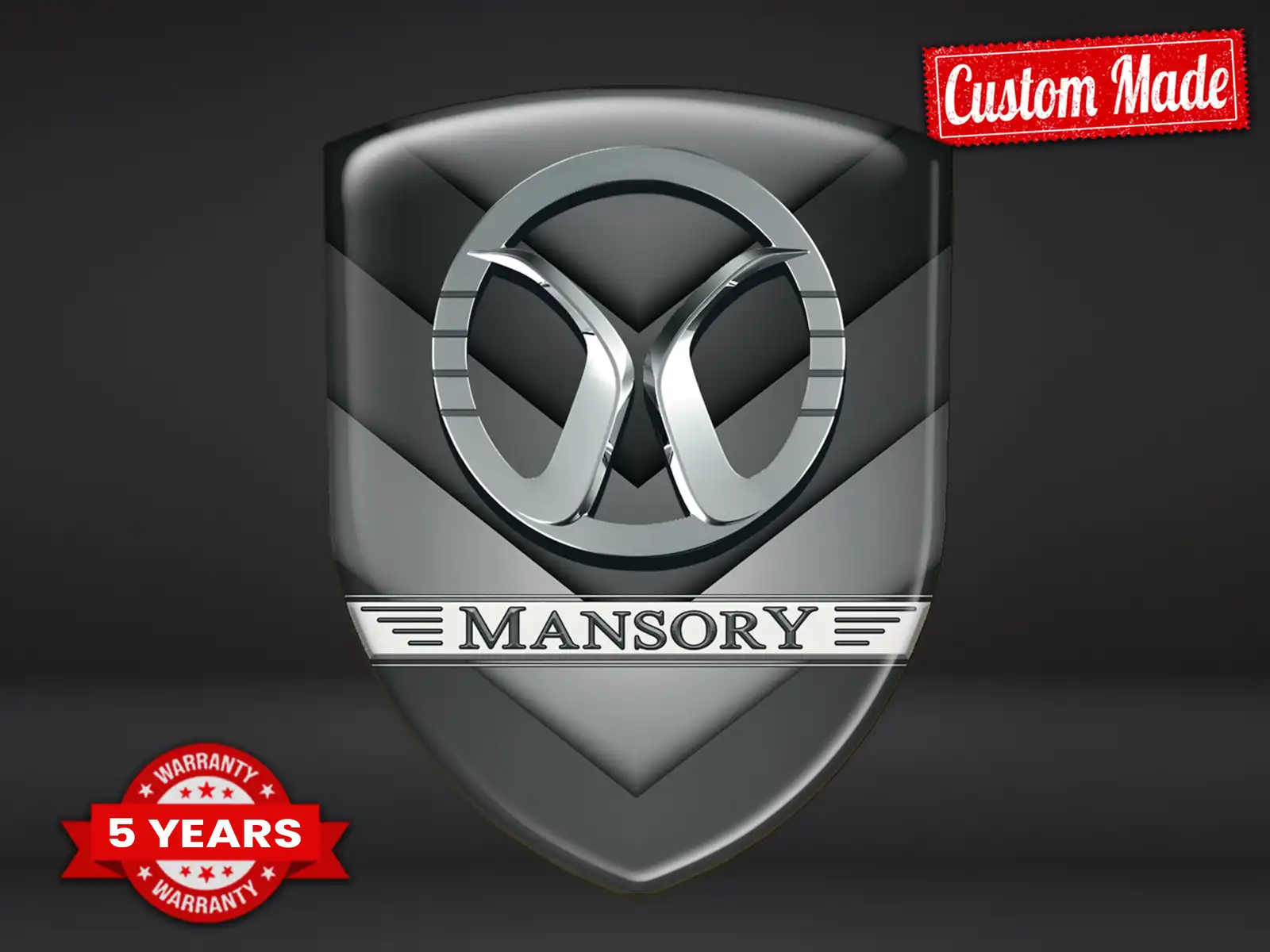 Mansory Emblemas Silicona Auto Profesional Personalizable